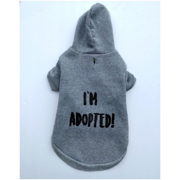 🌹Host Pick!🌹 Grey Dog Hoodie Size Medium - Picture 1 of 4